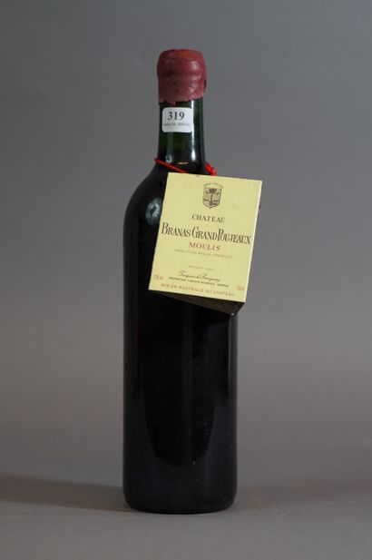 null 
319- 6 bouteilles de Château Branas Grand Poujeaux Moulis 1990
