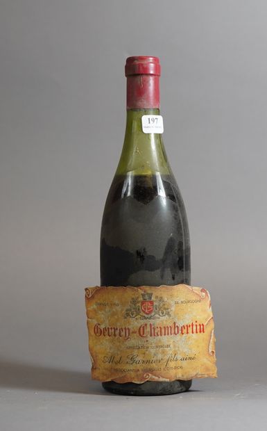 null 197- 1 bouteille de Gevrey Chambertin