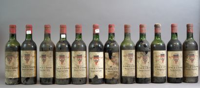 null 188- 12 bouteilles de Château La Croix de la Bastienne Montagne St Emilion ...