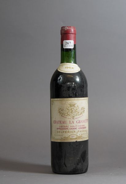 null 267- 1 bouteille de Château Lagavette 1964