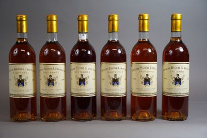 null 
351- 6 bouteilles de Château Bastor-Lamontagne Sauternes 1990       
 
