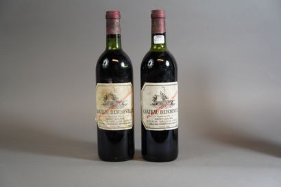 null 
350- 2 bouteilles de Château Beychevelle St Julien 1981  