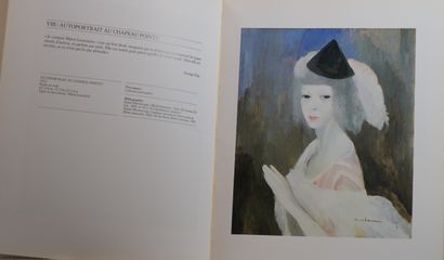 null 45- Marie LAURENCIN Lithographie n° 9/180 20 x 15 cm On y joint un volume ''Marie...