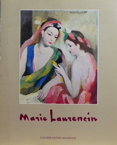 null 45- Marie LAURENCIN Lithographie n° 9/180 20 x 15 cm On y joint un volume ''Marie...