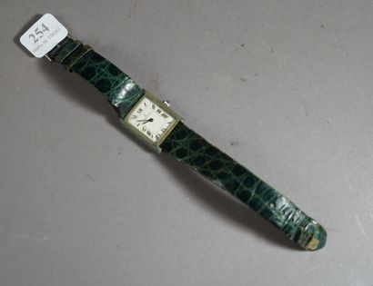 null 254- Richard ZEGER Montre bracelet en cuir