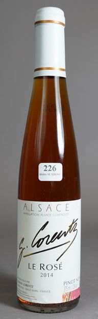 null 226- 12 bouteilles de Rosé d'Alsace Gustave Lorentz (37,5 cl)