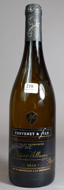 null 218- 6 bouteilles de Mâcon-Villages DomaineThevenet & Fils (75 cl)