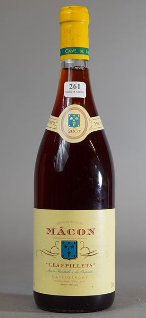 261- 12 bouteilles de Mâcon ''Les Epillets''...