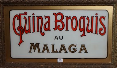  36- ''Gruina Broquis (?) au Malaga'' Fixé...