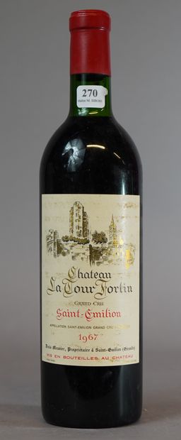 270- 1 bouteille de Château La Tour Fortin...