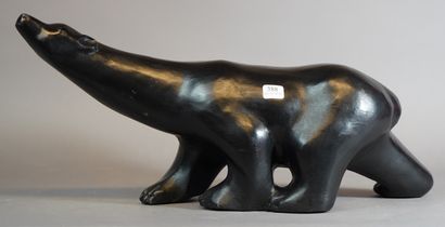 388- Pierre CHENET ''Ours polaire'' Sculpture...