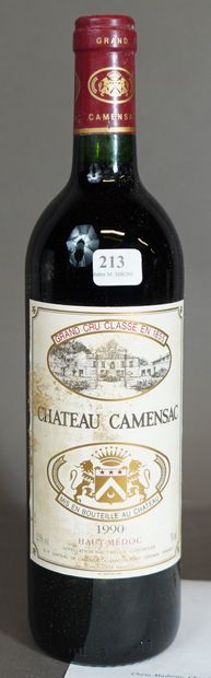 null 213- 12 bouteilles de Château Camensac, Haut-Médoc 1990