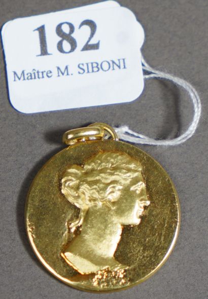 null 182- Monnaie de Paris Médaille en or jaune Pds : 11,30 g