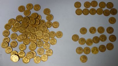 99- Cent Souverains en or (seront vendus...