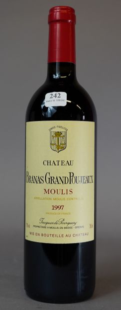 242- 6 bouteilles de Château Branas Grand...