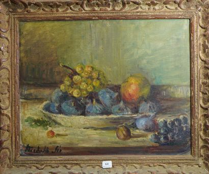 64- Mathilde SEE ''Nature morte aux fruits''...
