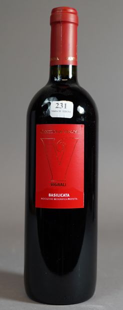 null 231- 12 bouteilles de Rouge Basilicata Rosso Vignali (75 cl)