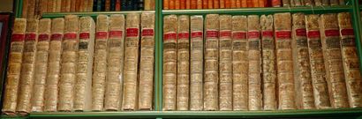 null 56- GAZETTE NATIONALE ou LE MONITEUR UNIVERSEL Collection de 86 volumes in-folio,...