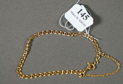 145- Bracelet en or Pds : 4,80 g