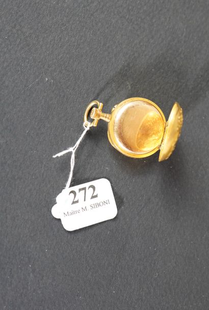 null 272- Montre de col en or jaune Pds : 14,10 g
