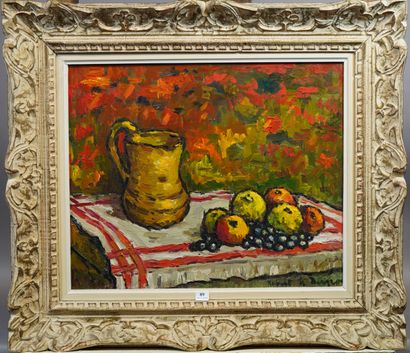 89- Robert LE BERGER (1905-1972) 
''Fruits...