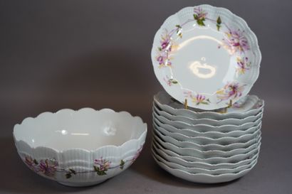 184- LIMOGES Giraud & Cie 
12 assiettes creuses...