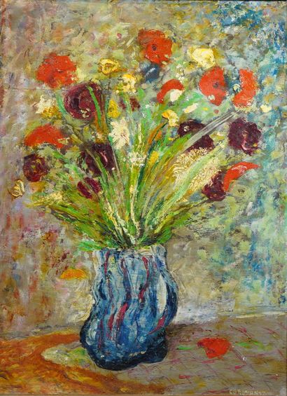 22- A. Kahn COROYANTZ ''Vase de fleurs''...
