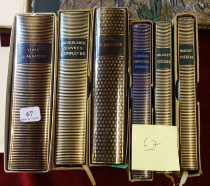 67- Six volumes de La Pléiade
