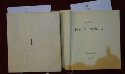 66- Paul LEAUTAUD Deux volumes