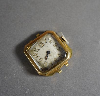 null 316- Montre en or jaune (accidents et manques) Pds : 19 g