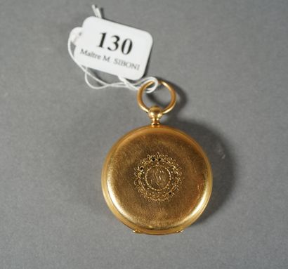 null 130- Gold collar watch Wt: 26,5 g
