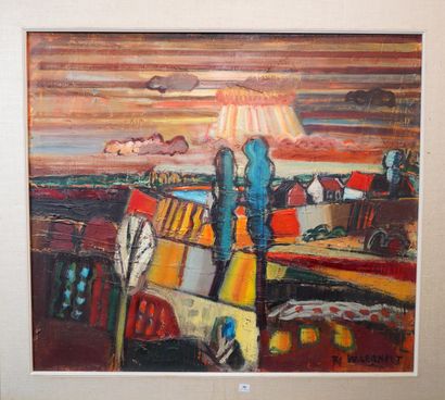 30- Ward LERNOUT (1931-2019) ''Paysage''...