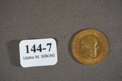 null 144-7- Pièce de 5 Roubles Alexandre III 1893 en or Pds : 6,42 g (frais de vente...