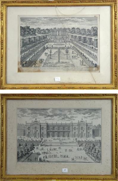 null "Château de Marli' Deux gravures