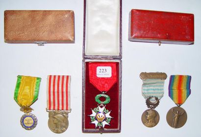 null Cinq médailles dont Légion d'honneur