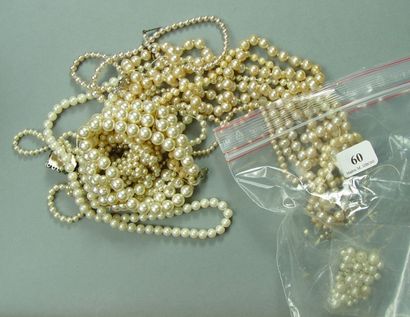 null Lot de colliers, bracelets en perles fantaisie