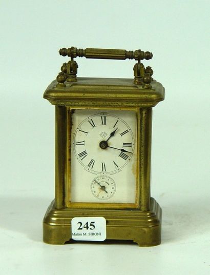null Pendule d'officier par ANSONIA Clock Hauteur: 12 cm