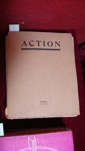 null ACTION- Cahiers individualistes de philosophie et d'art. 1920-1922. 12 Vol br....