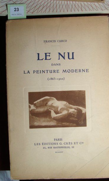 CARCO (Francis). Le nu dans la peinture moderne (1863-1920). Avec 34 phototypies...