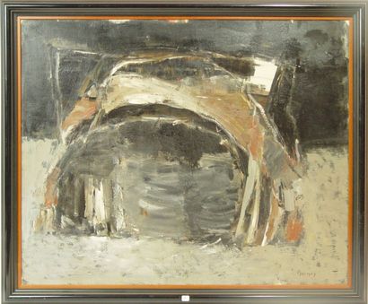 BOINAY "Abstraction"
Huile sur toile, signée en bas à droite
Dim: 81 x 100 cm