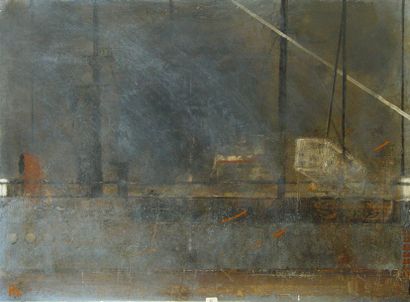 Sylvie GRONNIER "Pont de bateau"
Huile sur toile 60 x 82 cm