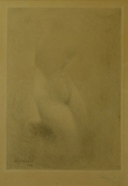 LUCIEN LEVY-DHURMER "Nu"
Lithographie numérotée 54/150
