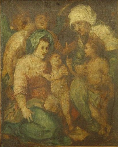 École italienne "Maternité"
Etude
Huile sur toile
39 x 30 cm
