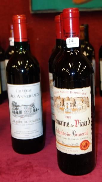 null Lalande de Pomerol
Domaine de Viaud 1989 (quatre bouteilles)
Château Moncets...
