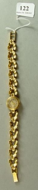 null Montre bracelet de dame en or jaune (accidents)
Pds brut: 21,90 g