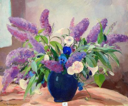 Maurice EHLINGER "Vase de fleurs"
Huile sur toile
46 x 55 cm