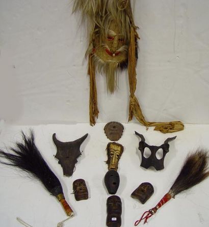 null Collection de chasse-mouches, masques