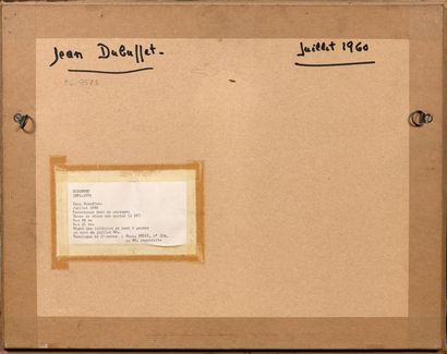Jean Dubuffet (1901-1985) Personnage dans un paysage (A 59), juillet 1960 Encre de...