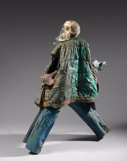 DADO (1933-2010) 
Homme marchant
Sculpture.
117 x 82 cm