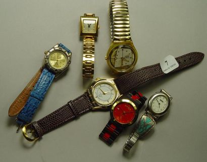 null Six montres dont une SWATCH